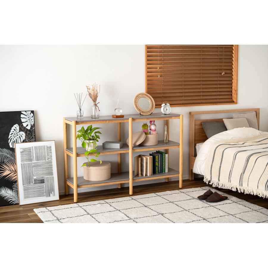 棚 シェルフ ラック 北欧モダン おしゃれ テレビ台 ローボード シンプル 木製 3段 120cm_3