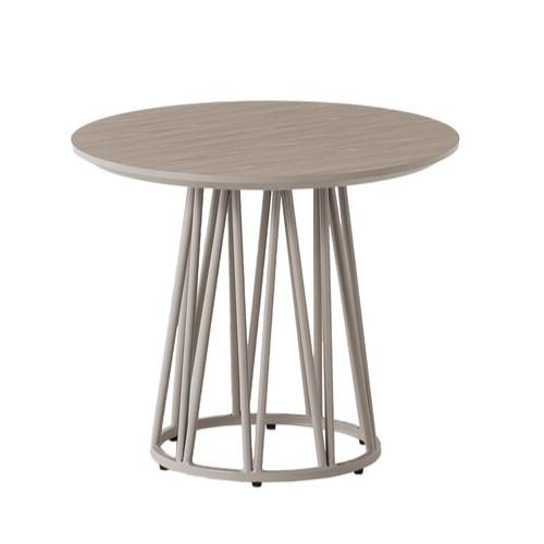 サイドテーブル 丸 おしゃれ ミッドセンチュリー 木目 北欧モダン