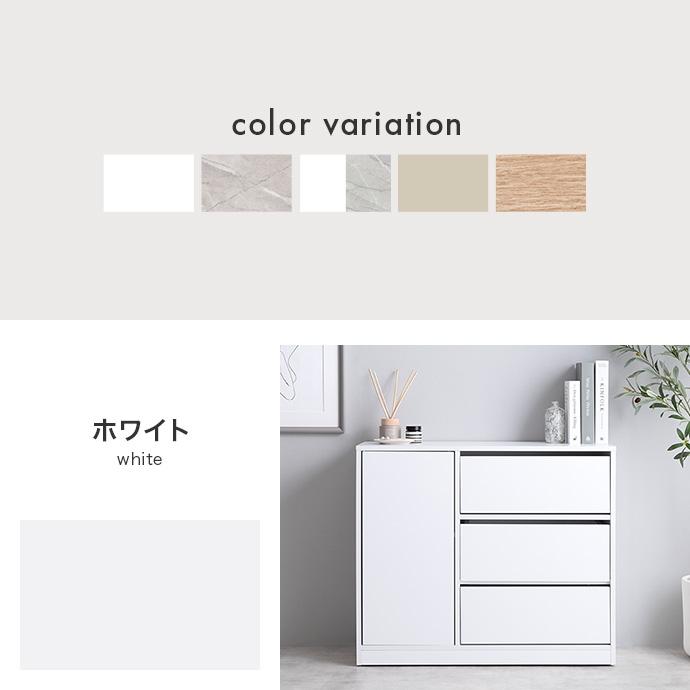 ラック 棚 キャビネット 扉付き 北欧モダン おしゃれ くすみカラー キャスター シンプル ストーン柄 サイドボード 幅80cm_21