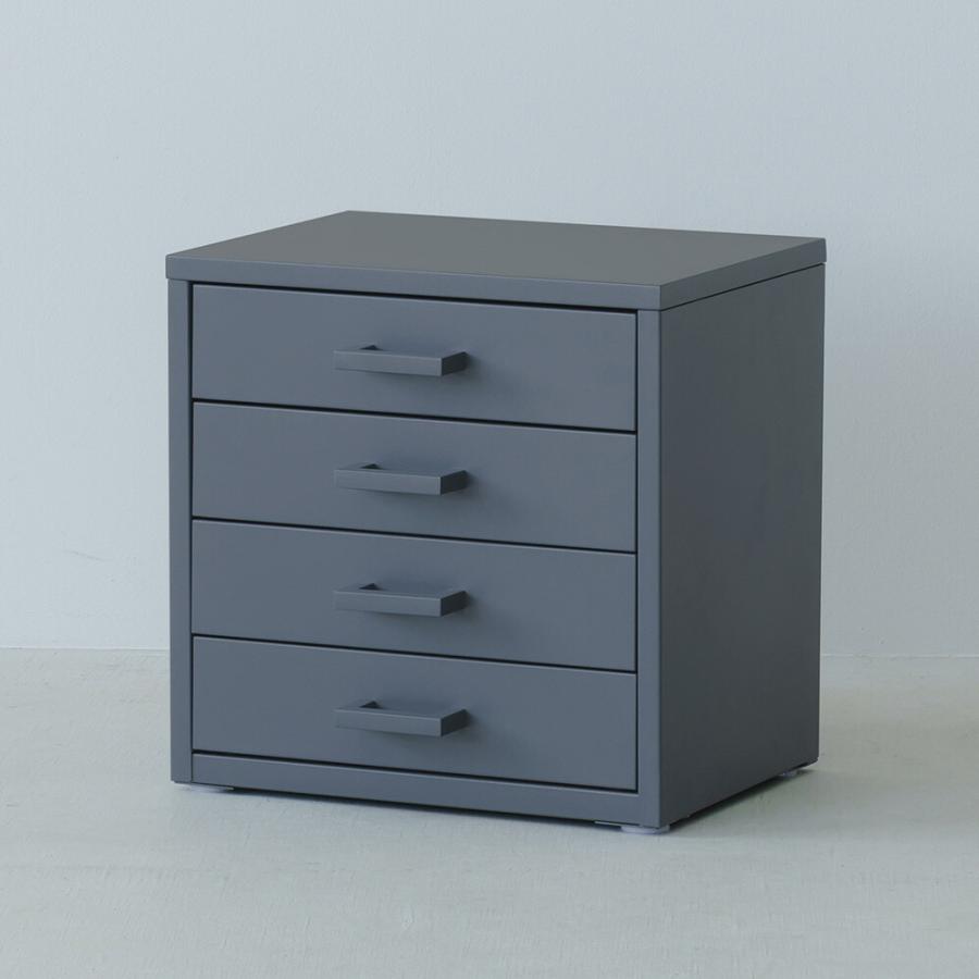 卓上チェスト スチール 引き出し A4 4段 デスク収納 書類ケース 小物収納 35×35cm コンパクト おしゃれ モノトーン マット_6