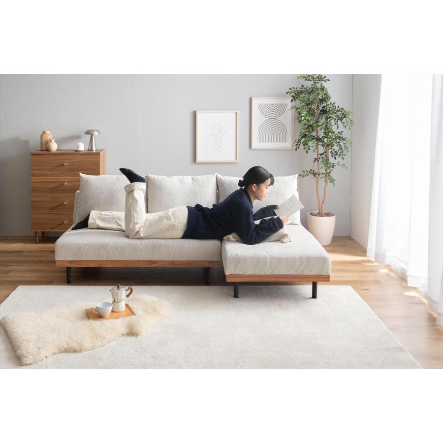 ソファー 3人掛け おしゃれ ナチュラルモダン リクライニング