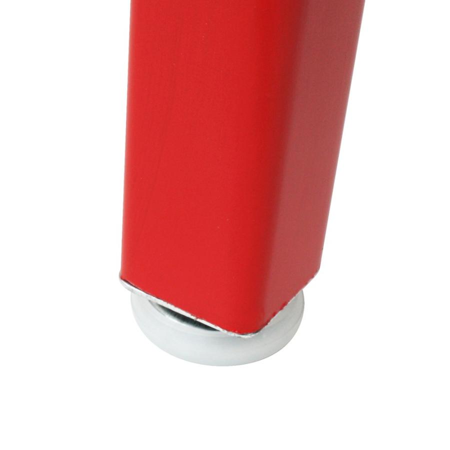 ネイビーチェア 椅子 おしゃれ ヴィンテージ ガレージ ミリタリー アルミニウム 赤 完成品 ダイニング レッド イス いす 座面高43cm_8