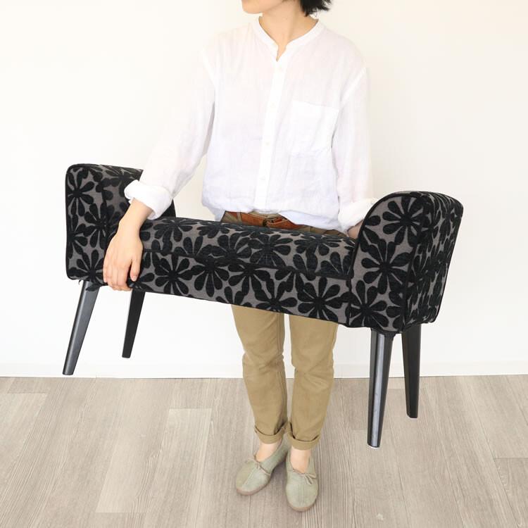 チェア スツール レトロ かわいい 花柄 アンティーク 椅子 コンパクト