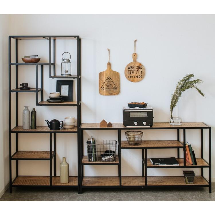 ienowa（イエノワ） ラック 棚 インダストリアル 木目 木製 おしゃれ