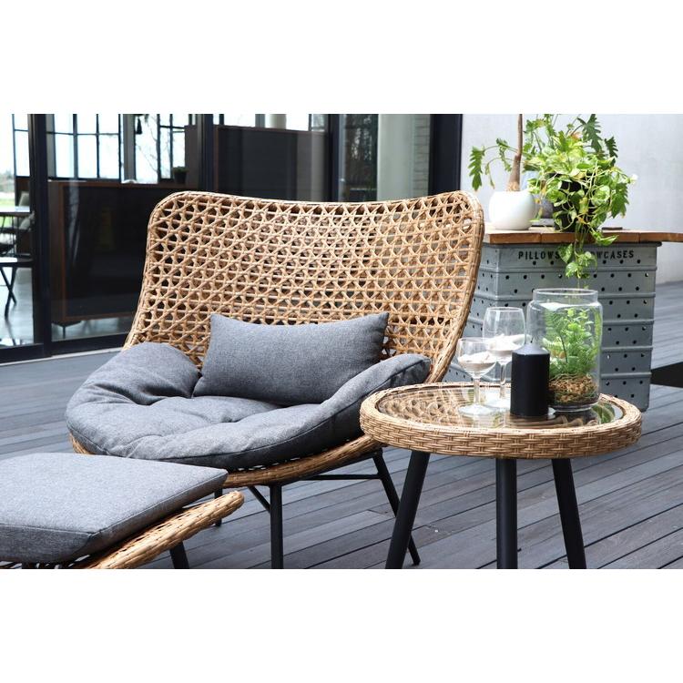 昭和レトロ アジアチェア 高座椅子 3段階リクライニング フットレスト 籐製 高座椅子 回転 座椅子 椅子 ラタン チェア 籐 3段階