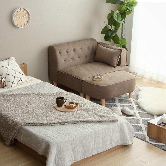 ソファー 2人掛け ナチュラルモダン おしゃれ レトロ コンパクト