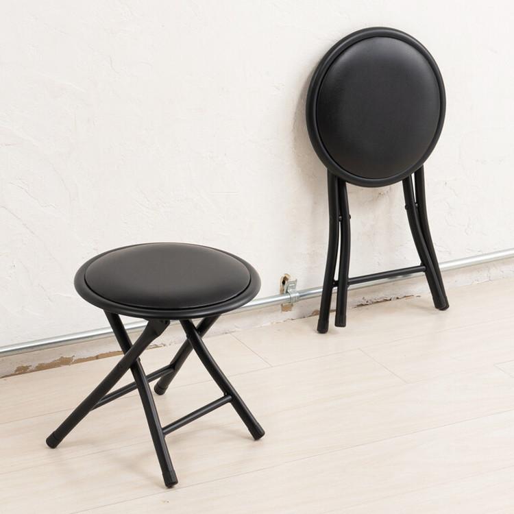 【都内限定（車でお届け）】折りたたみ式黒スツール10脚 都内限定（車でお届け）】折りたたみ式黒スツール10脚