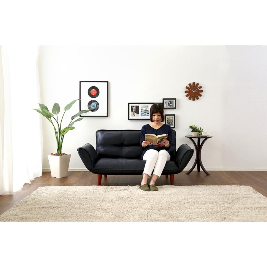 ホームテイスト（HOME taste） ソファー 2人掛け リクライニング