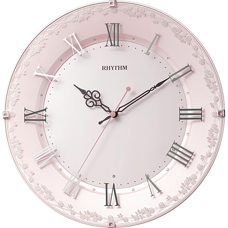 ホームテイスト（HOME taste） 壁掛け時計 電波 おしゃれ 薔薇