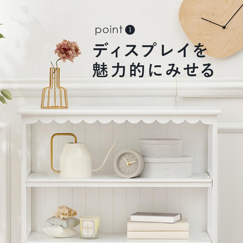 HAGiHARA（萩原） キャビネット 完成品 白家具 フレンチカントリー