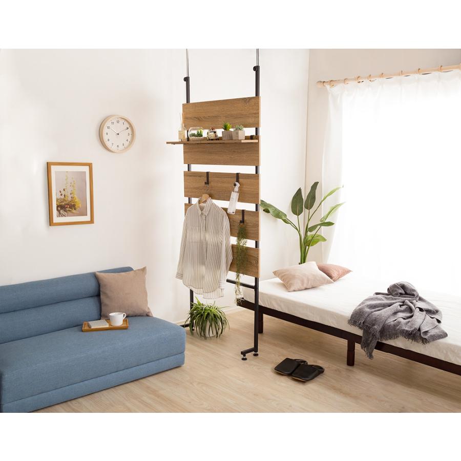 おしゃれ ラック 60x15x0 260cm ラダーラック 木板 突っ張り 北欧モダン スリム 小物 ハンガー 洋服 引っ掛けて収納する オープン ラック シンプル 壁面収納 壁面システム収納 カラー ウォールナット Www Gatorheatandair Com