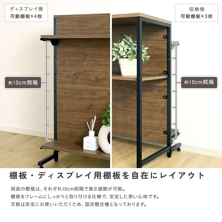 ラック 棚 レンジ台 キッチン収納 おしゃれ 北欧モダン スチールラック 木製 シンプル キッチンカウンター 120cmの画像