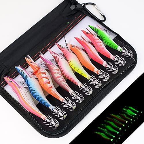 エギ セット エギング セット イカ釣り エギング 3 5号 3 0号 2 5号 10本 エギセット ラトル内臓 全身夜光 アオリイカ エギ 夜光浮き 海外ブランド