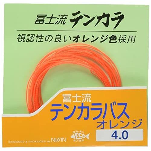 717円 新作製品 世界最高品質人気 宇崎日新 テンカラ仕掛け 冨士流テンカラバス オレンジ 4 0m