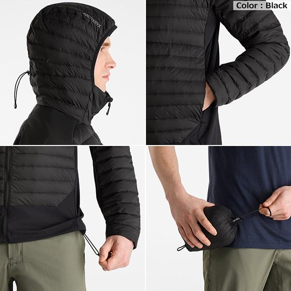 ARC'TERYX(アークテリクス) Cerium Hybrid Hoody Men's(セリウム ハイブリッド フーディ メンズ) X000006376｜rakuzanso｜07