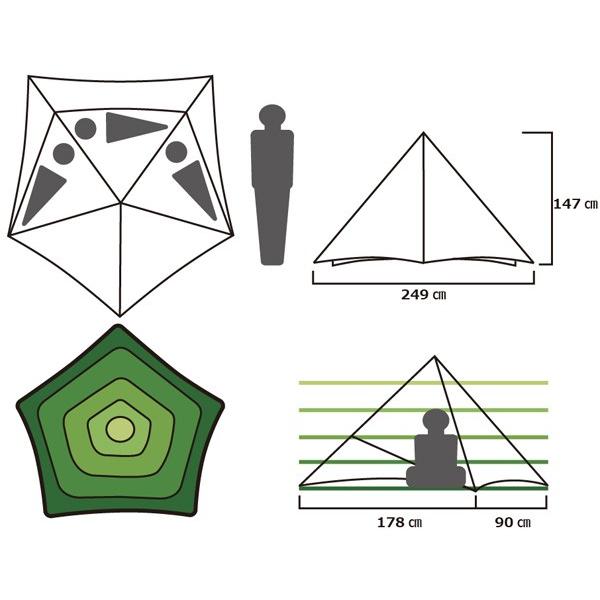 20%OFF】NEMO(ニーモ・イクイップメント) アポロ 3P NM-APL-3P 2019年