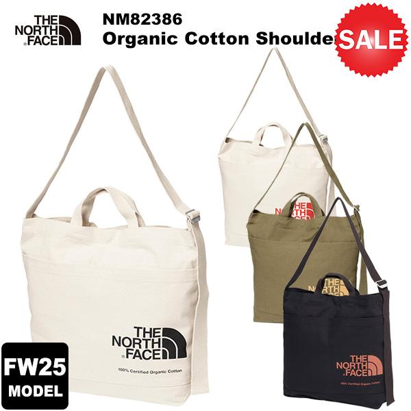 【30%OFF】THE NORTH FACE(ノースフェイス) 【2025-26秋冬モデル】Organic Cotton Shoulder(オーガニックコットンショルダー) NM82386 | THE NORTH FACE