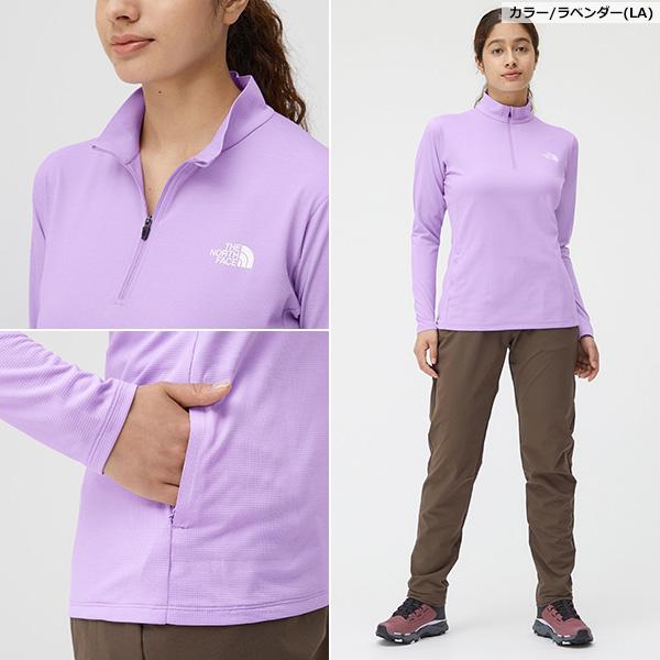 THE NORTH FACE(ノースフェイス) L/S FLASHDRY 3D Zip Up(WOMENS)(ロングスリーブフラッシュドライスリーディージップアップ) NTW12201｜rakuzanso｜06