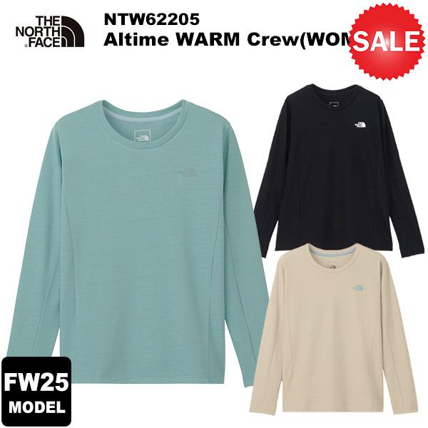 【30%OFF】THE NORTH FACE(ノースフェイス) 【2025-26秋冬モデル】Altime WARM Crew(WOMENS)(オルタイムウォームクルー) NTW62205 | THE NORTH FACE