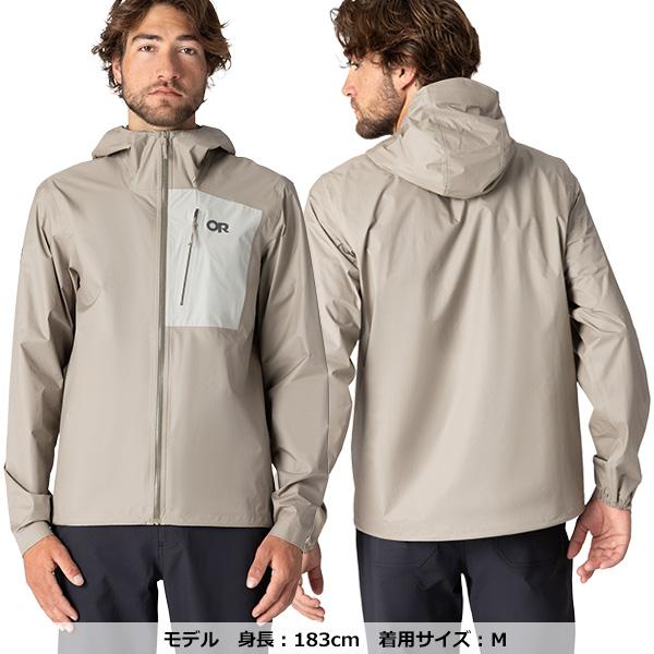 OUTDOOR RESEARCH / アウトドアリサーチ | Helium Rain Jacket ヘリウム レイン ジャケット | XL | グレー | メンズ OUTDOOR RESEARCH（アウトドアリサーチ） メンズ ヘリウムULジャケット