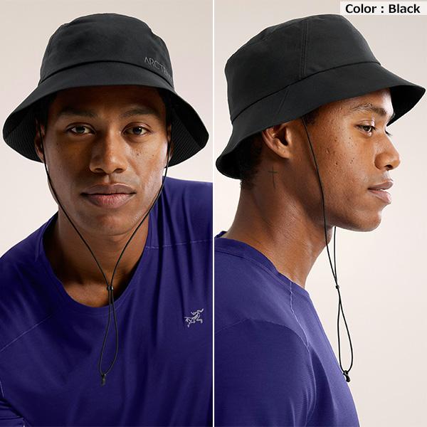 ARC'TERYX SINSOLO HAT シンソロ ハット S-M ブラック Arc'teryx Sinsolo Bucket Hat
