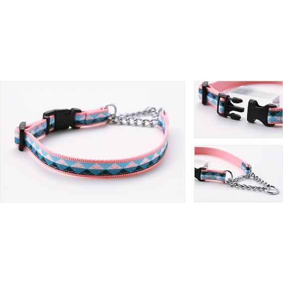 犬 首輪 ラロック アミット バックル付きの装着しやすいハーフチェーンカラー Mサイズ 中型犬用しつけ首輪 メール便のみ送料無料 |  | 10