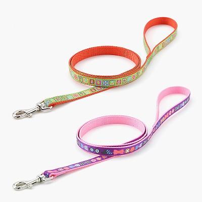 犬 リード おしゃれ ラロック アミット リボンとテープ素材のリード Sサイズ 小型犬用リード メール便のみ送料無料 |  | 17