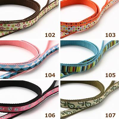 犬 リード おしゃれ ラロック アミット リボンとテープ素材のリード Sサイズ 小型犬用リード メール便のみ送料無料 |  | 18