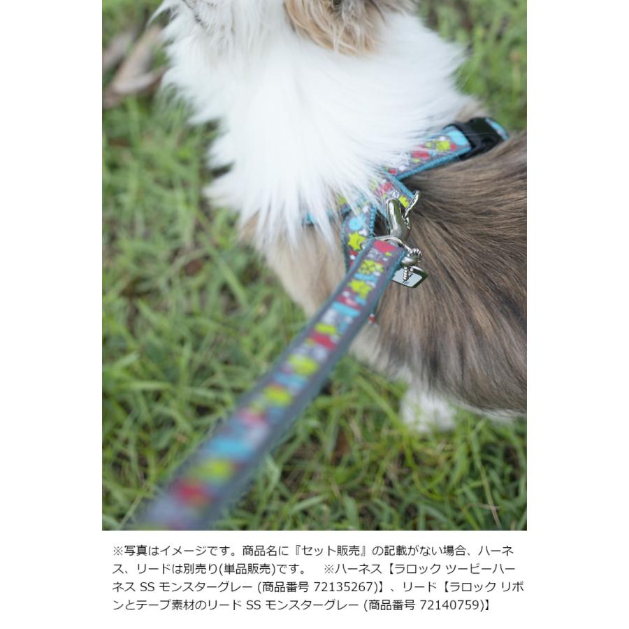 犬 リード おしゃれ ラロック アミット リボンとテープ素材のリード Sサイズ 小型犬用リード メール便のみ送料無料 |  | 25