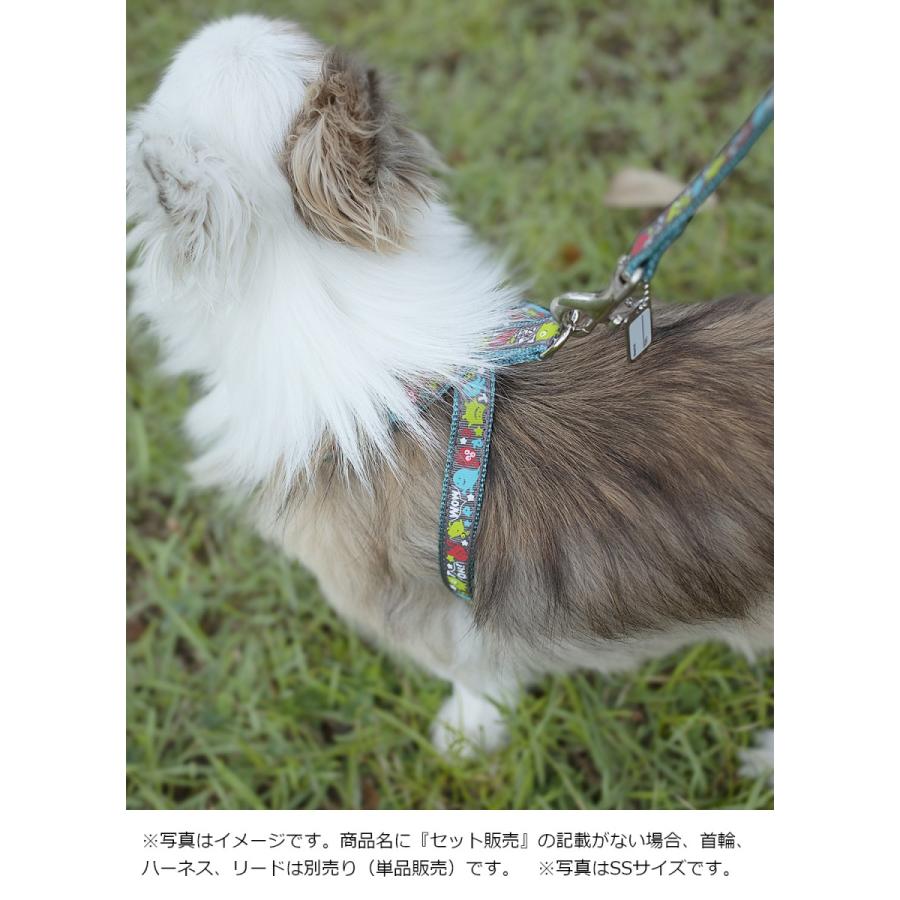 犬 リード おしゃれ ラロック アミット リボンとテープ素材のリード Mサイズ 中型犬用リード メール便のみ送料無料 |  | 26