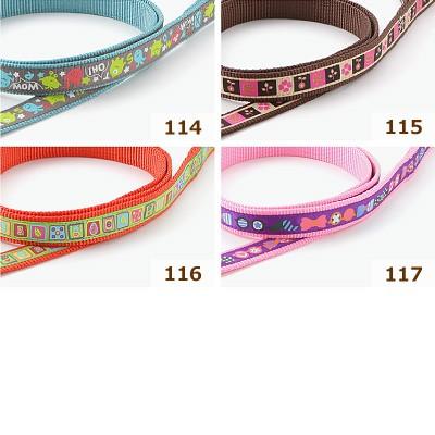 犬 リード おしゃれ ラロック アミット リボンとテープ素材のリード Mサイズ 中型犬用リード メール便のみ送料無料 |  | 20