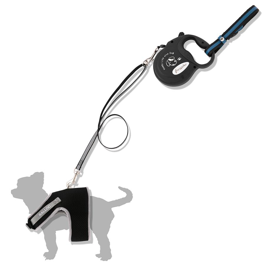 犬 伸縮リード ラロック フリーウォーカー Sサイズ 5m 小型犬用リード テープタイプ ［送料無料キャンペーン(日本全国) メール便不可］ |  | 17