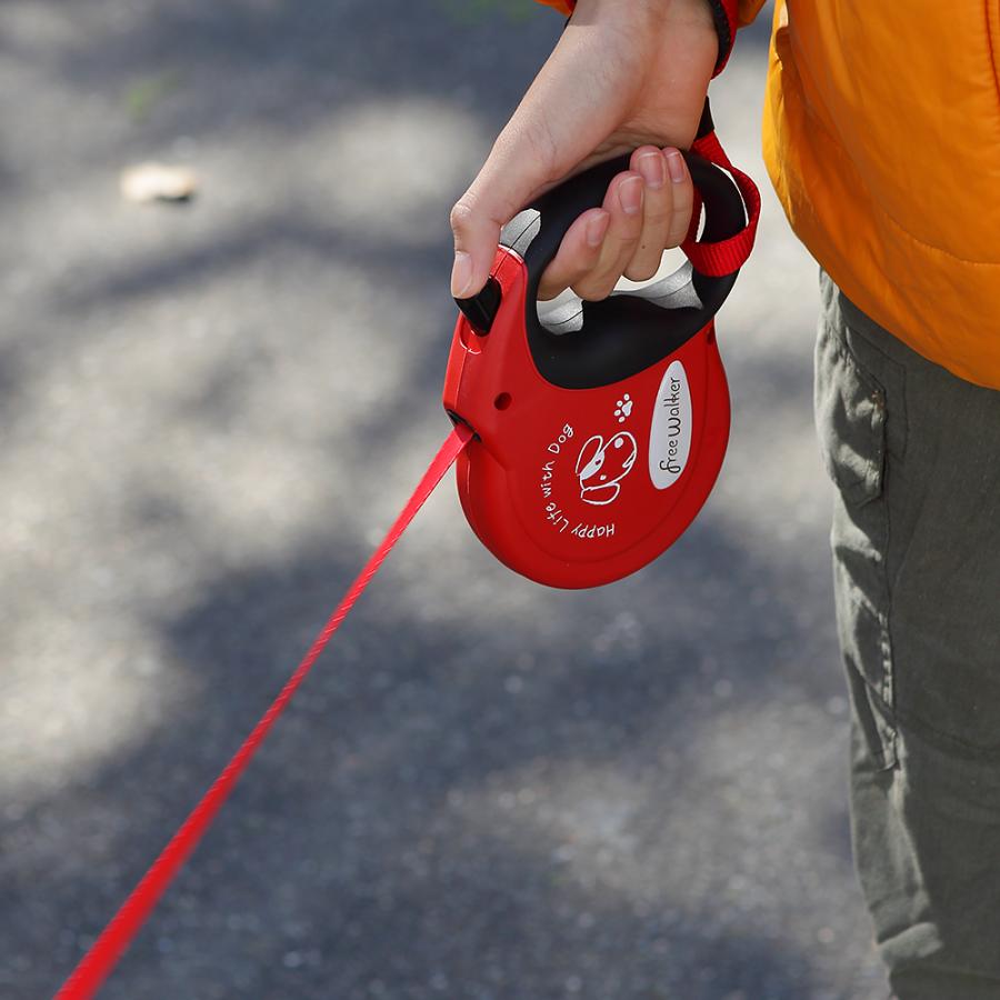 犬 伸縮リード ラロック フリーウォーカー Mサイズ 5m 中型犬用リード テープタイプ ［送料無料キャンペーン(日本全国) メール便不可］ |  | 07