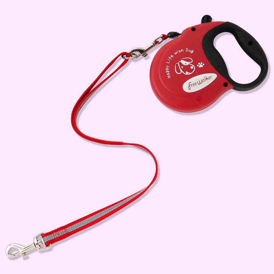 犬 リード ラロック 伸縮リード用 反射付きエクステンションリード 短引き Mサイズ 中型犬用リード メール便のみ送料無料 |  | 10