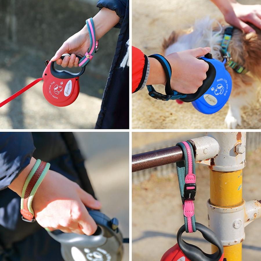 伸縮リード用ストラップ フリーハンドストラップ ノーマルサイズ 革タイプ 愛犬用 ラロック メール便のみ送料無料 (伸縮リード本体は別売) |  | 10