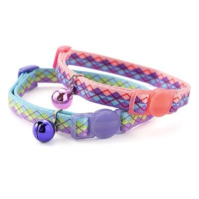 アウトレット 返品交換不可 猫 首輪 ラロック RALLOC アミコ アーガイル猫カラー 猫用首輪 メール便のみ送料無料 |  | 08