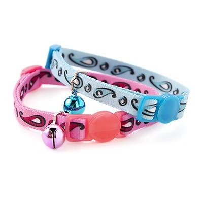 アウトレット 返品交換不可 猫 首輪 ラロック RALLOC アミコ ペイズリー猫カラー 猫用首輪 メール便のみ送料無料 |  | 08