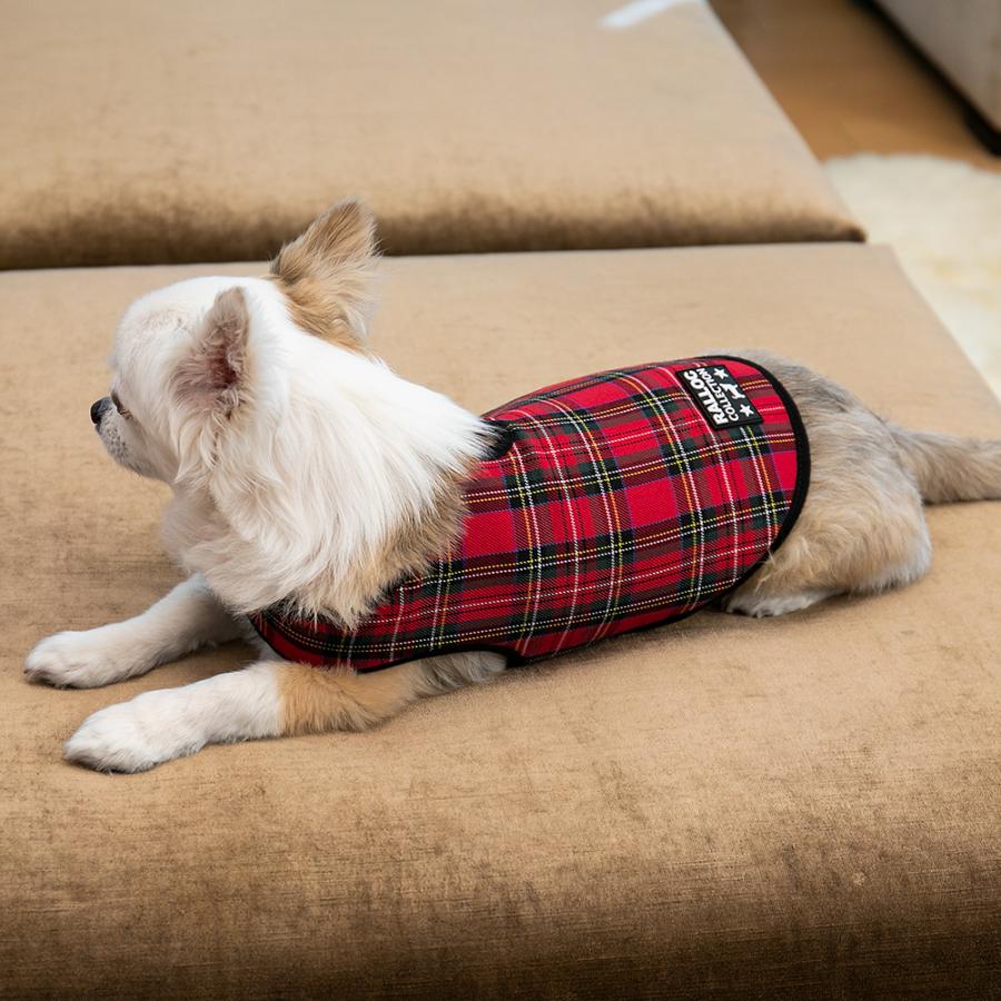 アウトレット 返品交換不可 犬 ジャケット ラロック シンプルジャケット チェック SS・Sサイズ 小型犬用 ドッグウェア メール便のみ送料無料 |  | 19