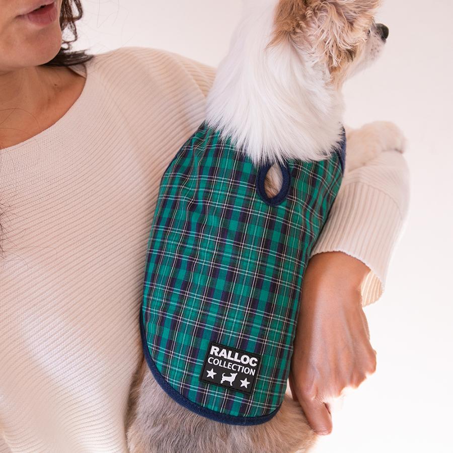 アウトレット 返品交換不可 犬 ジャケット ラロック シンプルジャケット チェック SS・Sサイズ 小型犬用 ドッグウェア メール便のみ送料無料 |  | 20