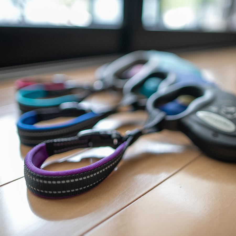 ラロック RALLOC 伸縮リード用ストラップ フリーハンドストラップ Lサイズ 反射 愛犬用 メール便のみ送料無料 (伸縮リード本体は別売) |  | 09