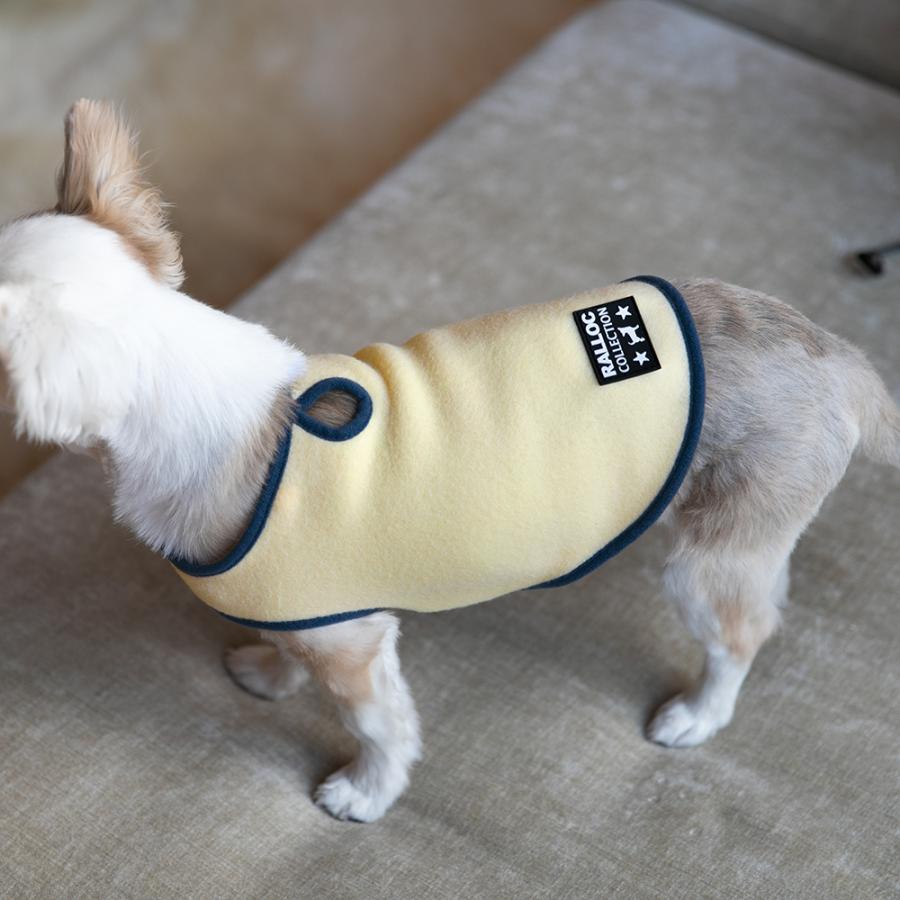 アウトレット 返品交換不可 犬 服 ラロック シンプルフリースガウン SS・Sサイズ 小型犬 フリース ジャケット ガウン 簡単着脱 毛落ち防止 メール便のみ送料無料 |  | 34