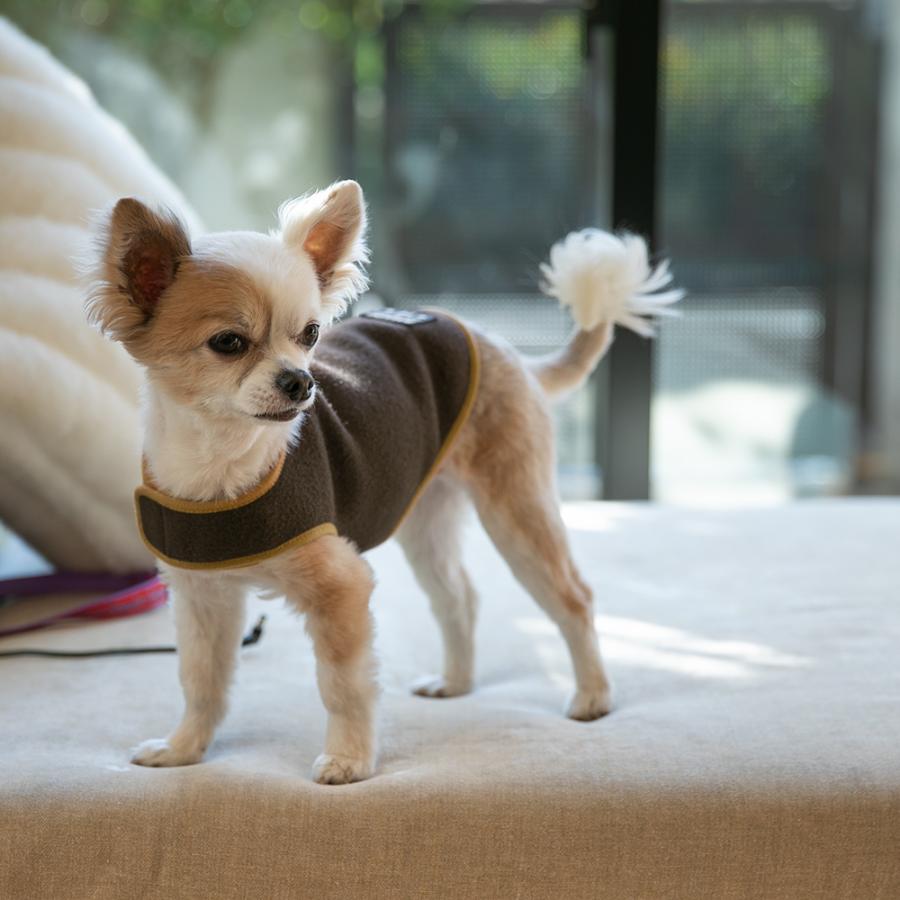 アウトレット 返品交換不可 犬 服 ラロック シンプルフリースガウン SS・Sサイズ 小型犬 フリース ジャケット ガウン 簡単着脱 毛落ち防止 メール便のみ送料無料 |  | 35