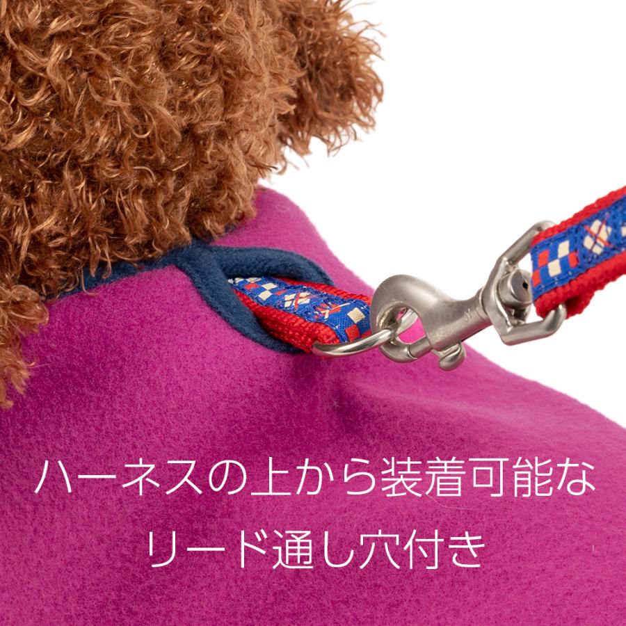 アウトレット 返品交換不可 犬 服 ラロック シンプルフリースガウン SS・Sサイズ 小型犬 フリース ジャケット ガウン 簡単着脱 毛落ち防止 メール便のみ送料無料 |  | 22