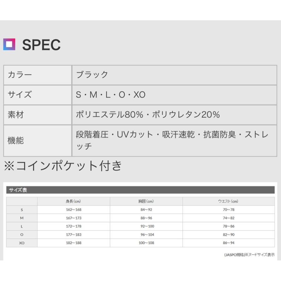 YONEX(ヨネックス)アンダーウェア 機能インナー フィットネスモデル ユニロングスパッツ STB-F2004(007)ブラック【ゆうパケット対応可】｜rally｜02