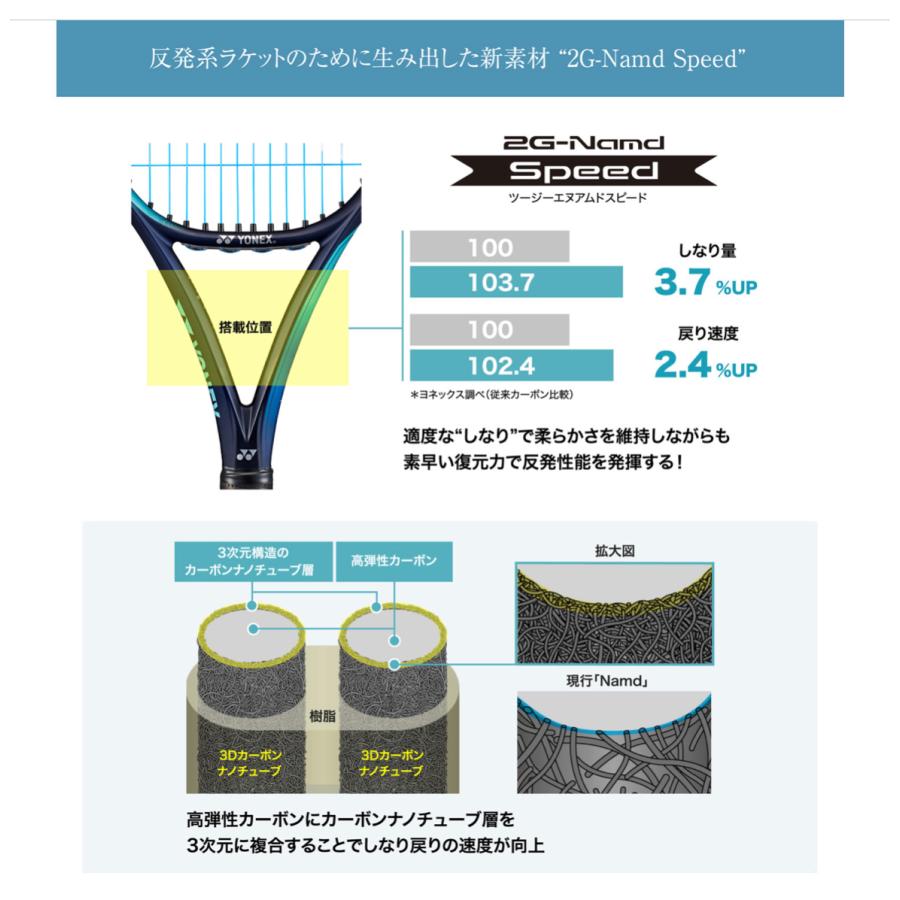 YONEX - YONEXラケットEZONE98Ｌ　27inch(ラケットケース付き) YONEX（ヨネックス） 【SALE】 テニスラケット EZONE98L(イーゾーン98L
