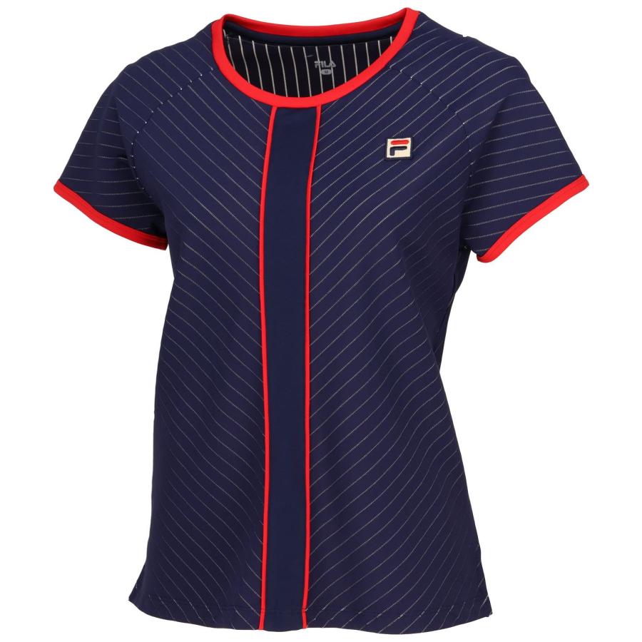 FILA（フィラ） 【テニス】ストライプジャガード バイアス ラウンド
