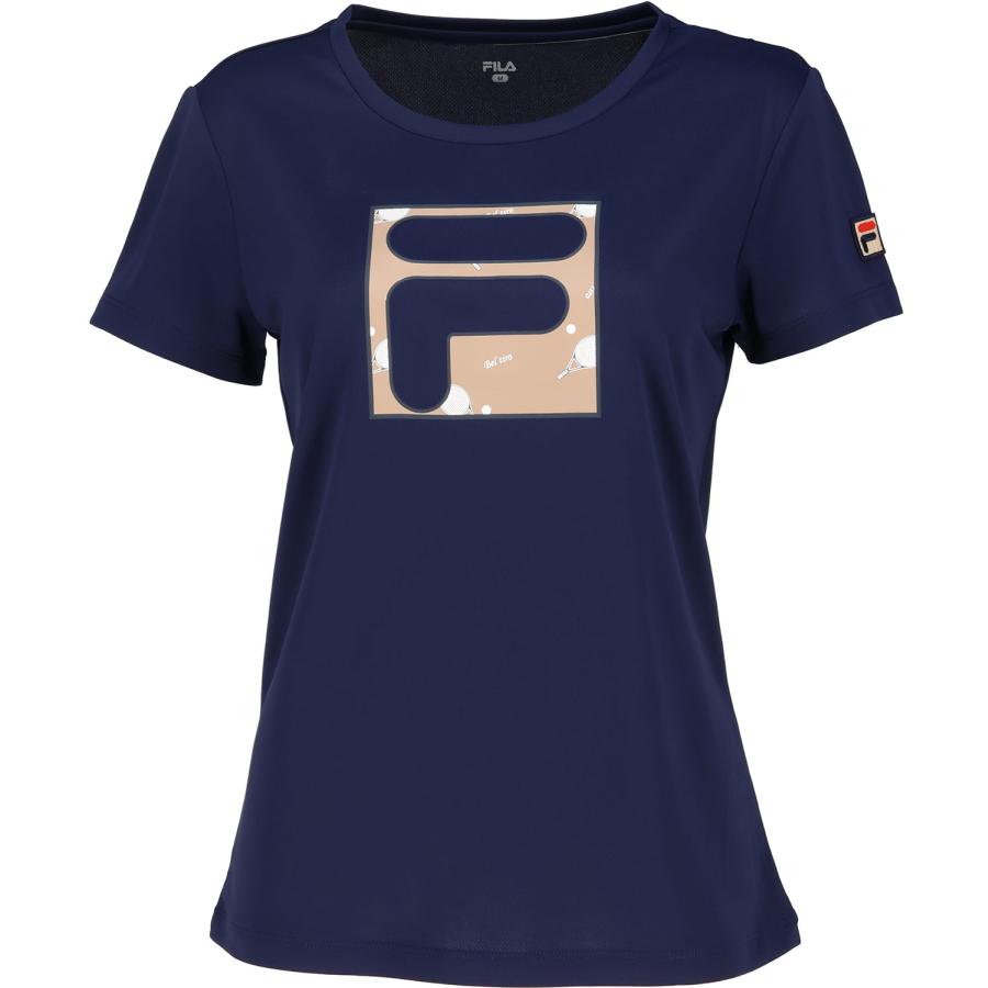 フィラ　テニスウェア　紺色トップス　Mサイズ　新品 FILA（フィラ） 【クリアランスセール30％OFF】レディース テニス