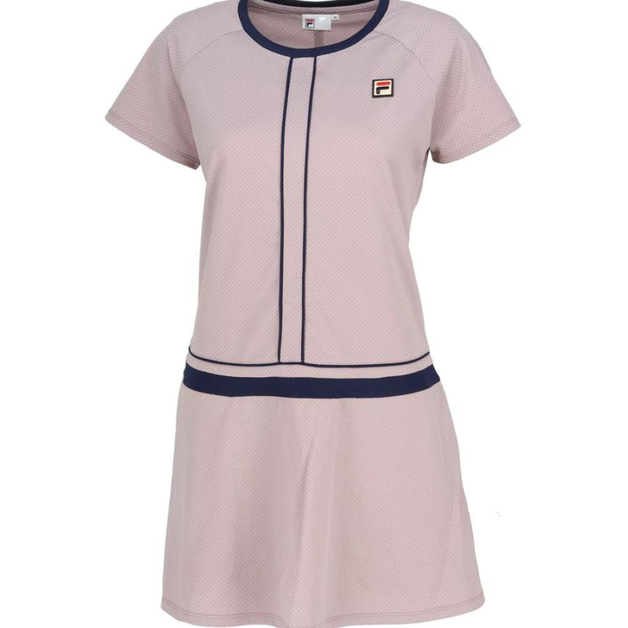 【新品未使用完売】FILAテニスウェアワンピース スモーキーアプリコットSサイズ FILA（フィラ） 【SALE】テニスウェア（レディース） ワンピース