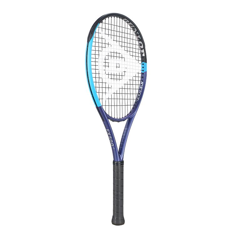 【美品　ステンシル付】ガットもまだまだ使えるDUNLOP FX500 硬式テニス DUNLOP（ダンロップ） テニスラケット FX 500 LS DS22602 バイオレット