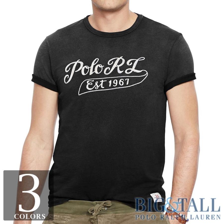 最終価格 大きいサイズのラルフローレン Polo RL Cotton TShirt [キングサイズ／半袖Tシャツ] BTTE035